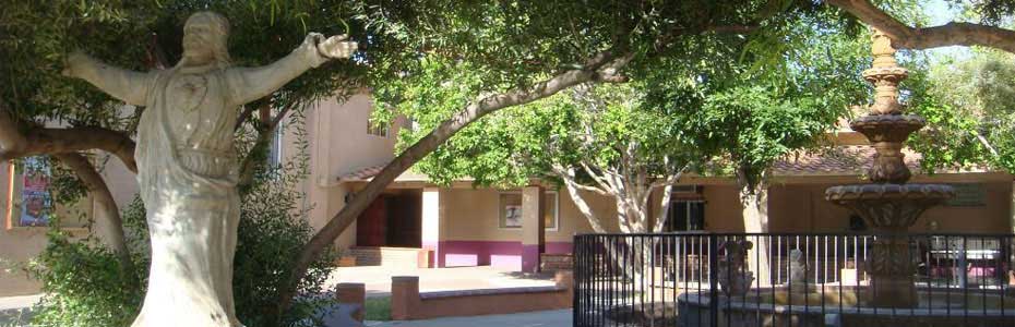 outside courtyard